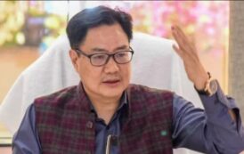 कांग्रेस और राहुल गांधी देश को कमजोर करने वाली ताकतों के साथ खड़े हैं - केंद्रीय मंत्री किरेन रिजिजू