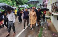रेखा आर्या ने किया सोमेश्वर के आपदाग्रस्त क्षेत्रों का निरीक्षण