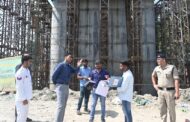 डीएम सविन बंसल ने भंडारीबाग रेलवे ओवरब्रिज निर्माण कार्यों का किया स्थलीय निरीक्षण