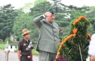 सैनिक कल्याण मंत्री गणेश जोशी ने लैंसडाउन वार मेमोरियल में शहीदों को पुष्पचक्र अर्पित कर दी श्रद्धांजलि
