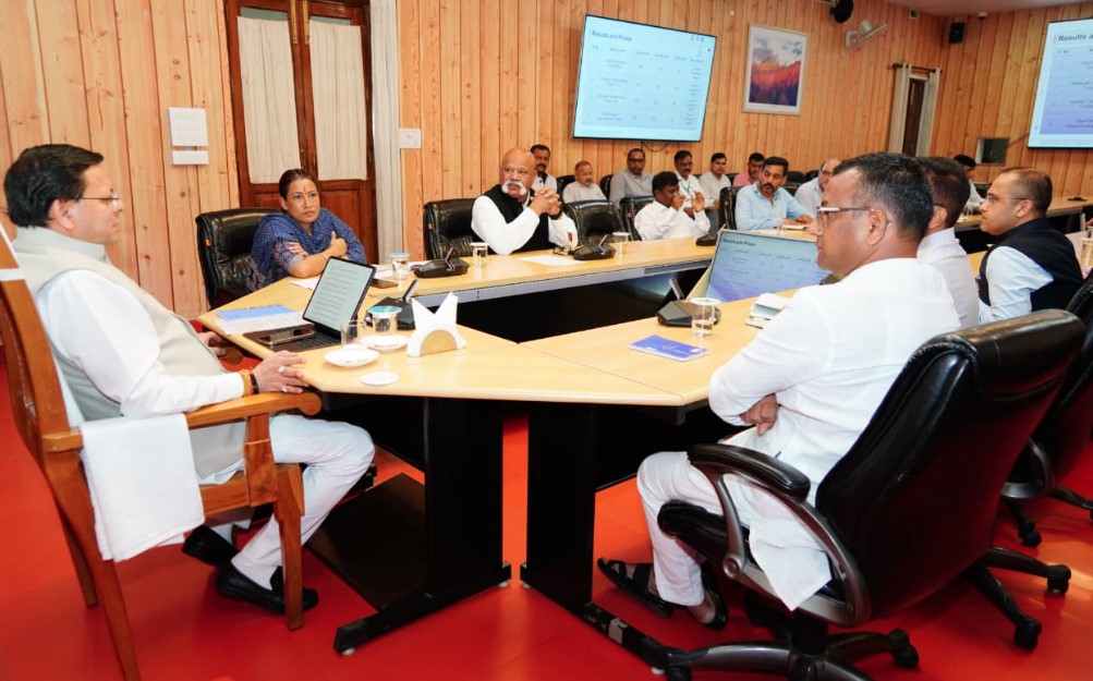 प्रदेश में खेल के ढांचे को विकसित व मजबूत करें: सीएम धामी