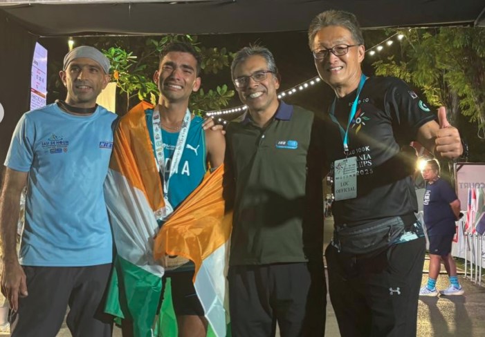 बैंकॉक में अमर का कमाल, 100 किमी दौड़ में बनाया नया राष्ट्रीय रिकॉर्ड