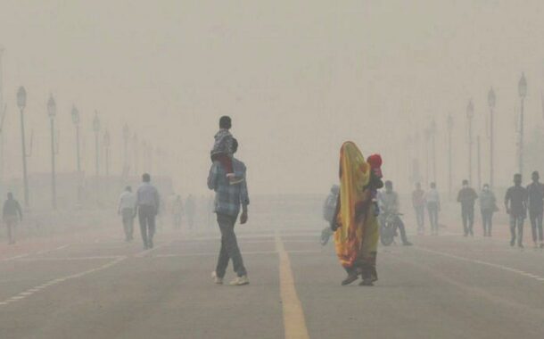 दिल्ली-एनसीआर में फिर हुई हवा जहरीली, एम्स व अक्षरधाम के आसपास AQI 400 के पार