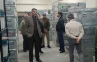 जिलाधिकारी सविन बंसल ने EVM–VVPAT वेयरहाउस का त्रैमासिक निरीक्षण किया