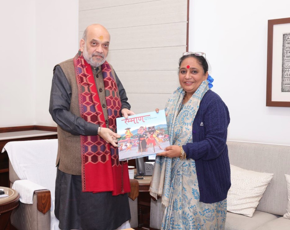 विधानसभा अध्यक्ष ऋतु खण्डूडी भूषण ने गृह मंत्री अमित शाह से की शिष्टाचार भेंट