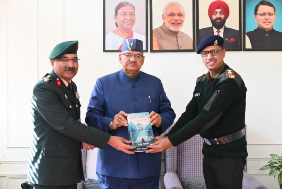 मंत्री गणेश जोशी से एम.एच. हॉस्पिटल के कमाण्डेंट ब्रिगेडियर प्रफुल्ल मोहन ने की शिष्टाचार भेंट