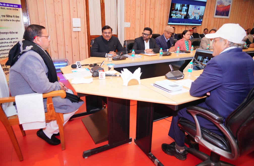 मुख्यमंत्री धामी ने राजस्व विभाग के 6 वेब पोर्टल का किया शुभारंभ