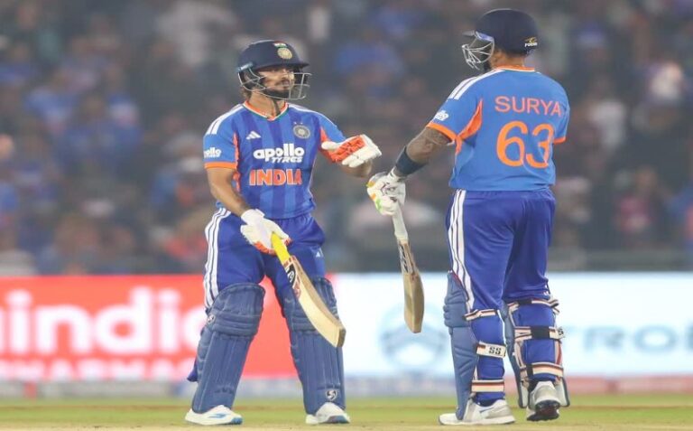 टी20 सीरीज के दूसरे मुकाबले में भारत ने न्यूजीलैंड को 7 विकेट से हराया