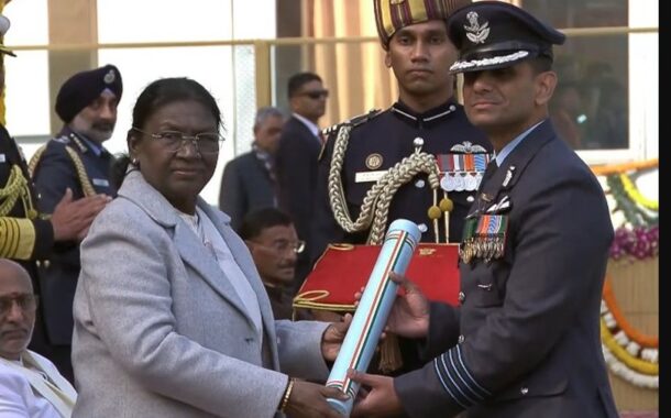 वायुसेना के ग्रुप कैप्टन शुभांशु शुक्ला अशोक चक्र से हुए सम्मानित