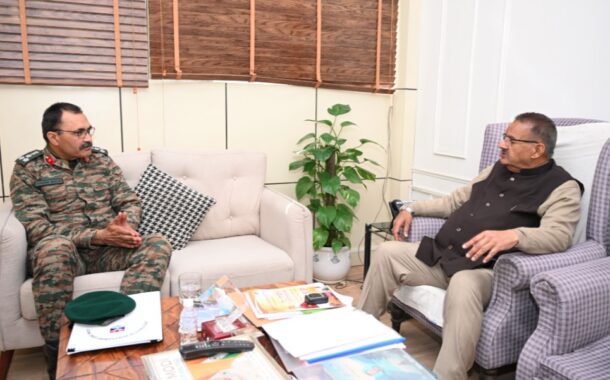 सैनिक कल्याण मंत्री गणेश जोशी से मिले ब्रिगेडियर सुधीर मलिक