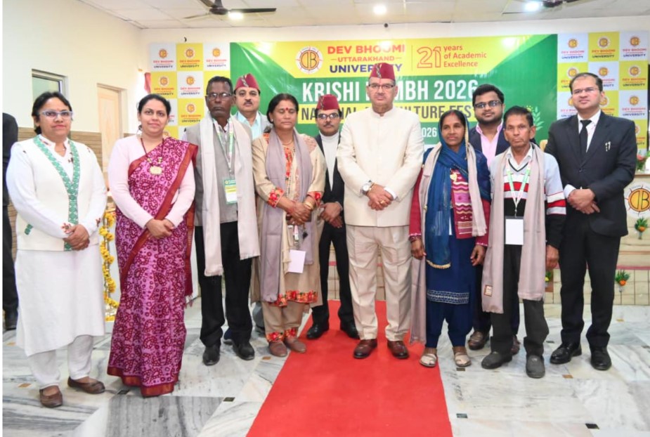 कृषि मंत्री गणेश जोशी ने 'कृषि कुम्भ' में प्रगतिशील किसानों को किया सम्मानित