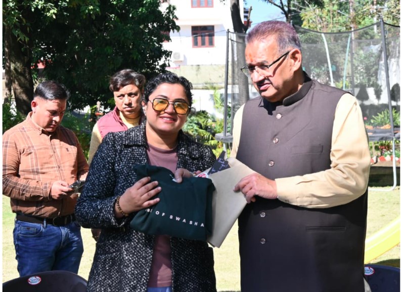 कृषि मंत्री गणेश जोशी से हाउस ऑफ़ स्वाशा की सह-संस्थापक ने की भेंट