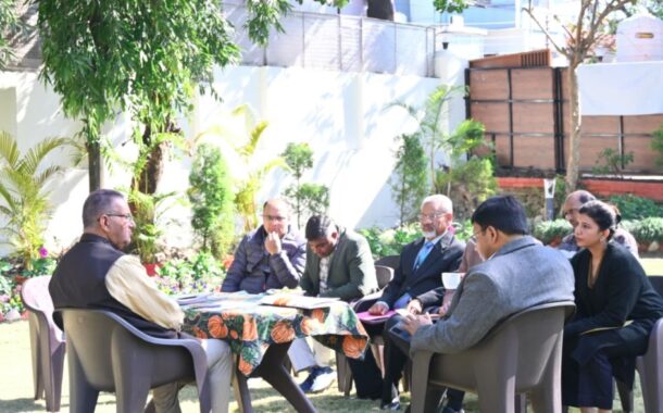 मंत्री गणेश जोशी ने सैन्य धाम के अंतिम चरणों में चल रहे निर्माण कार्यों की समीक्षा की