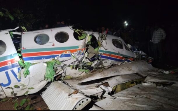 रांची से दिल्ली जा रही एयर एंबुलेंस जंगल में क्रैश, सात लोगों की दर्दनाक मौत