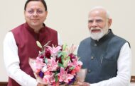 मुख्यमंत्री धामी ने प्रधानमंत्री मोदी से की शिष्टाचार भेंट