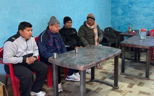 भराड़ीसैंण में मोर्निंग वाक पर निकले सीएम धामी, स्थानीय लोगों के साथ लिया चाय की चुस्कियों का आनन्द