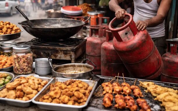 गैस सिलिंडर संकट का असर, ढाबों और रेहड़ियों में बढे खाने-पीने के दाम