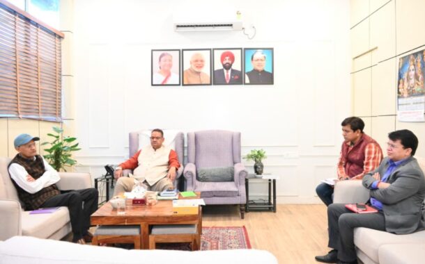 कृषि मंत्री गणेश जोशी ने कृषि एवं उद्यान विभाग के अधिकारियों के साथ की समीक्षा बैठक