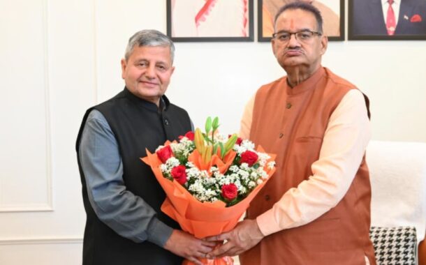 कृषि मंत्री गणेश जोशी से मिले प्रो. परविंदर कौशल