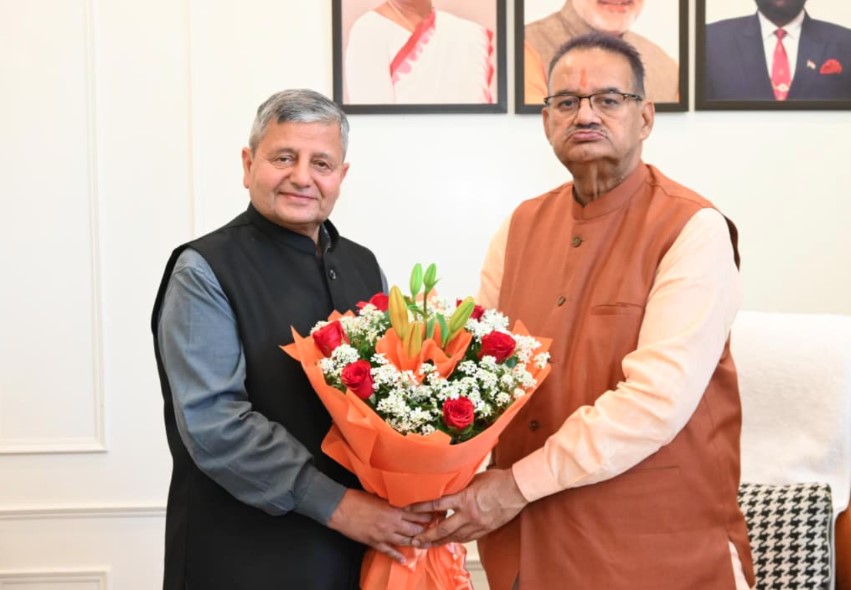 कृषि मंत्री गणेश जोशी से मिले प्रो. परविंदर कौशल