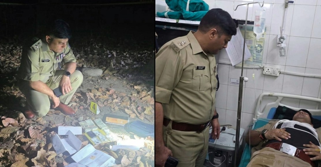 लूट के बाद पुलिस और बदमाशों के बीच हुई मुठभेड़, एक आरोपी ढेर, इंस्पेक्टर नरेश राठौड़ घायल